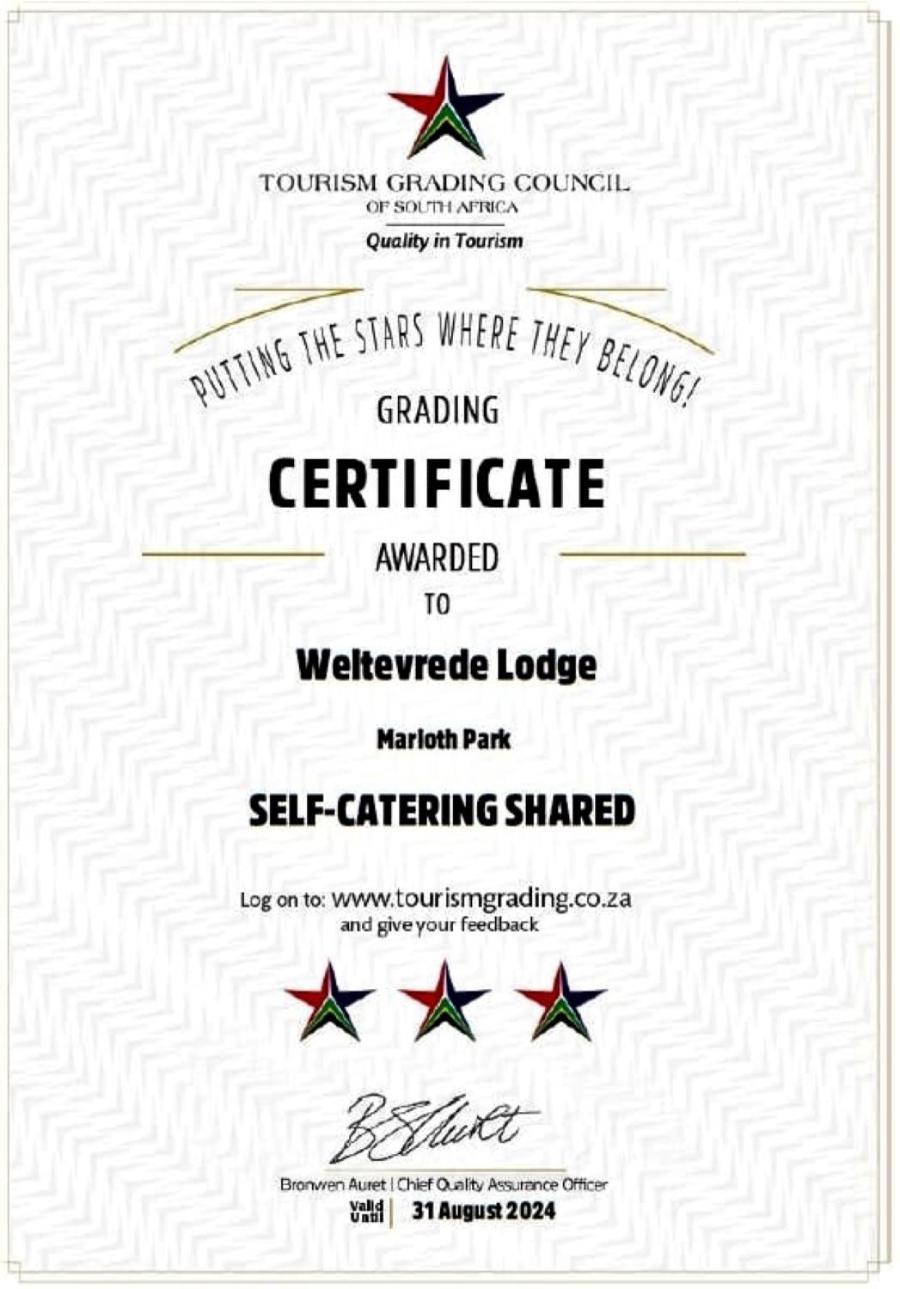 Weltevrede Lodge - Self Catering Houses Marloth Park Eksteriør billede